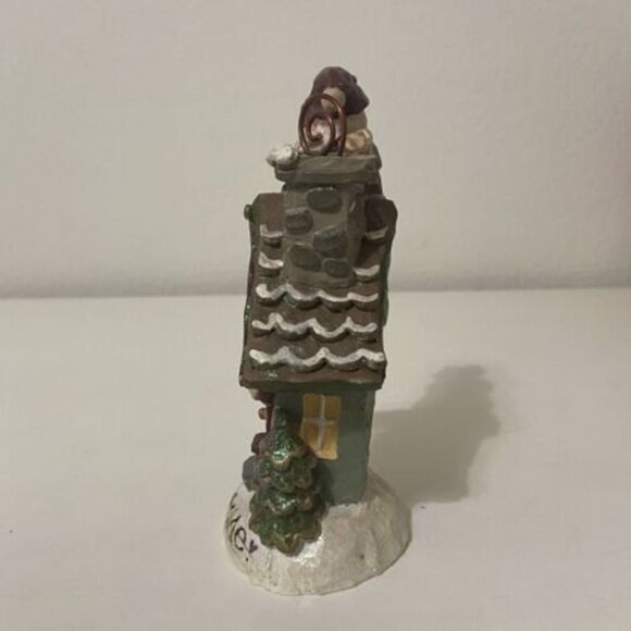 Kurt Adler Santa's World Snowtown Santa in Chimney Tablepiece Figurine J8894 - Picture 5 of 11